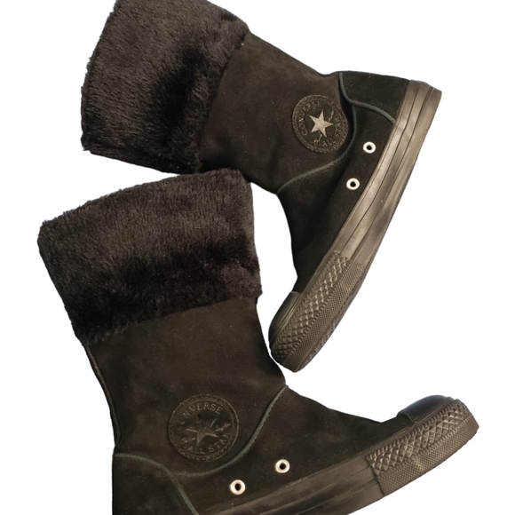 CONVERSE ALL STAR CHUCK TAYLOR "ANDOVER" SUEDE ANKLE SNEAKER BOOT SZ 5 - Picture 5 of 7